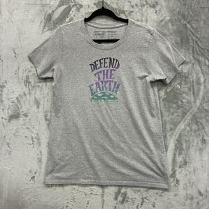 Patagonia Men's L Responsibili-Tee T Shirt Gray Graphic Outdoors Hiking